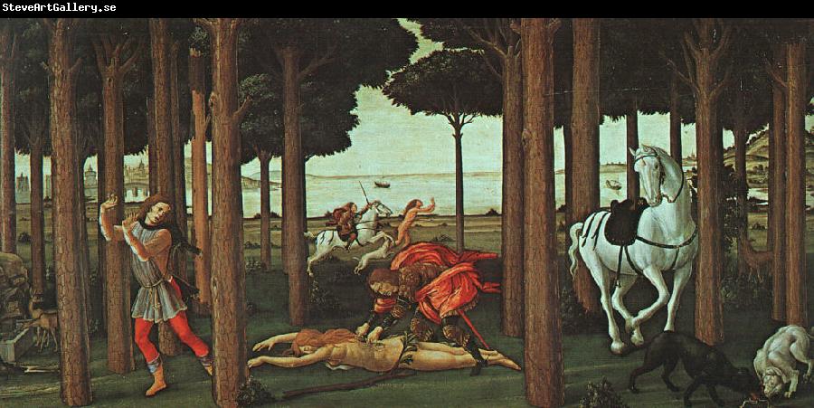 BOTTICELLI, Sandro The Story of Nastagio degli Onesti (second episode) gfhgf